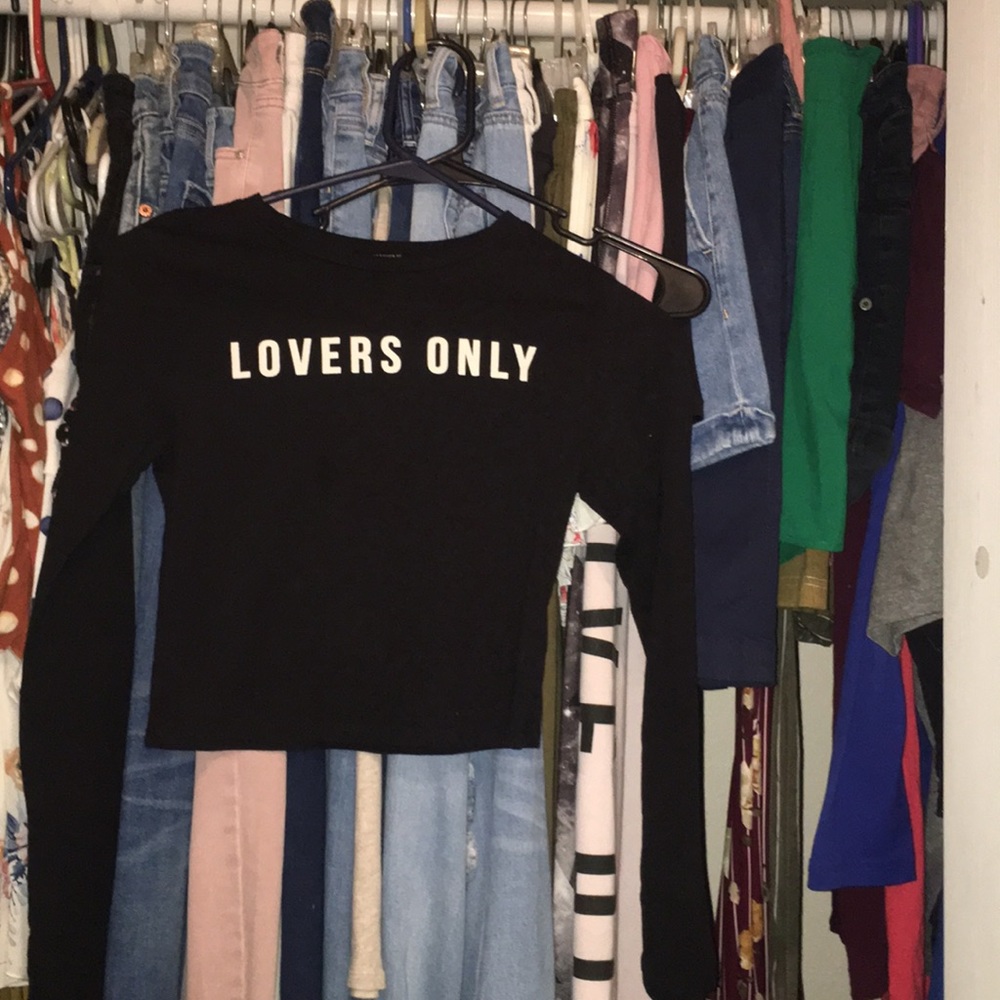 FOREVER21 longsleeve crop